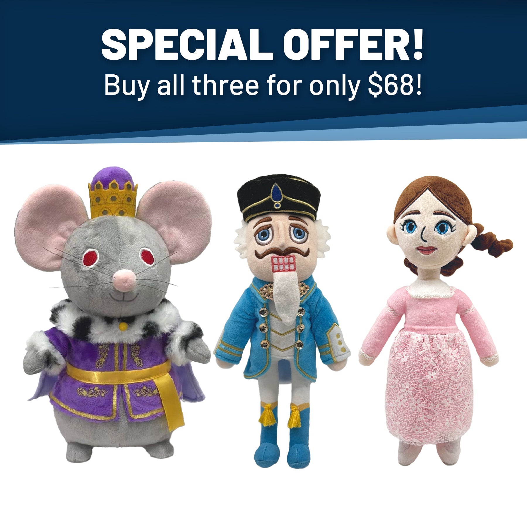 Mouse King Plush Doll | The Nutcracker Store